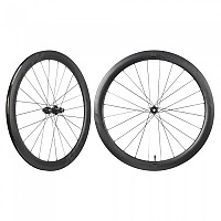 [해외]NOVATEC R5 Pro CL Disc Tubeless 도로용 휠 세트 1141487066 Black