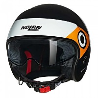 [해외]놀란 N21 06 Onirico 오픈 페이스 헬멧 9141452169 Gloss Black / White / Orange