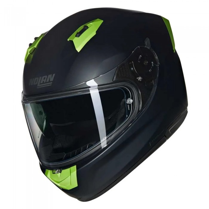 [해외]놀란 N60-6 Classico Nobile 풀페이스 헬멧 9141452219 Black / Fluo Green