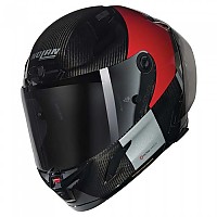 [해외]놀란 X-804 RS Ultra Carbon Combo Gara 풀페이스 헬멧 9141452306 Carbon / Red / Grey / Black