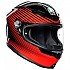 [해외]AGV OUTLET K6 Multi MPLK 풀페이스 헬멧 9137296662 Rush Black / Red