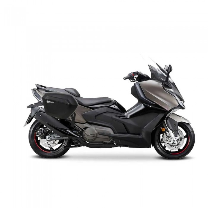 [해외]샤드 Kymco AK 550 Premium 2023 3P 사이드 케이스 장착 9140924164 Black