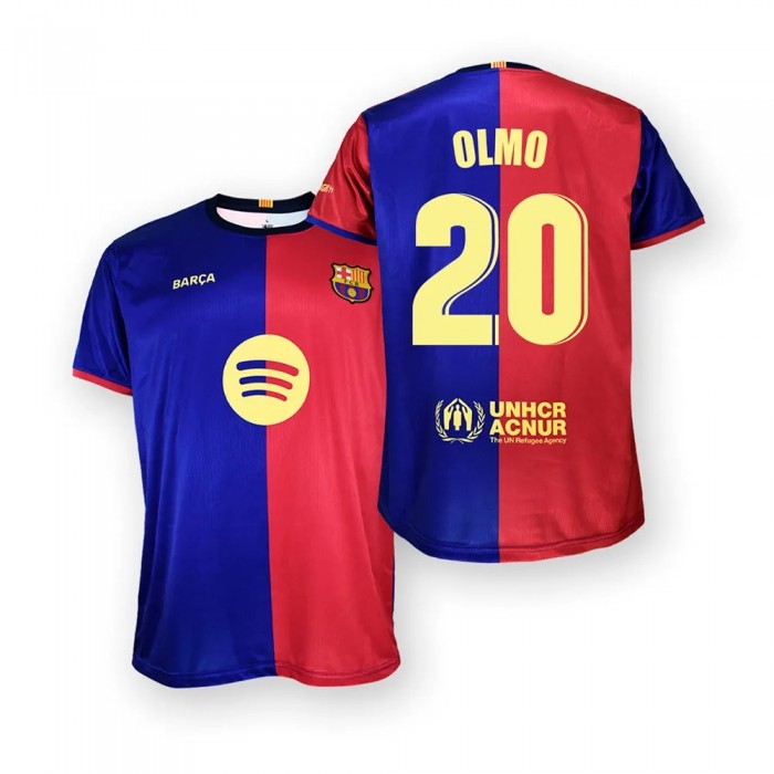 [해외]FC BARCELONA 24/25 20 Dani Olmo Home 반팔 티셔츠 3141409794 Red / Blue