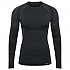 [해외]험멜 Olli Seamless 긴팔 티셔츠 3139082019 Black / Asphalt Melange