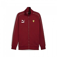 [해외]푸마 Ferrari Race Iconic T7 풀지퍼 스웨트셔츠 140939902 Intense Red / Speed Yellow