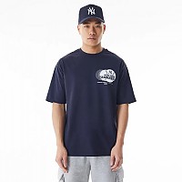 [해외]뉴에라 Baseball Grphic Oversized New York Yankees 반팔 티셔츠 141414562 Navy