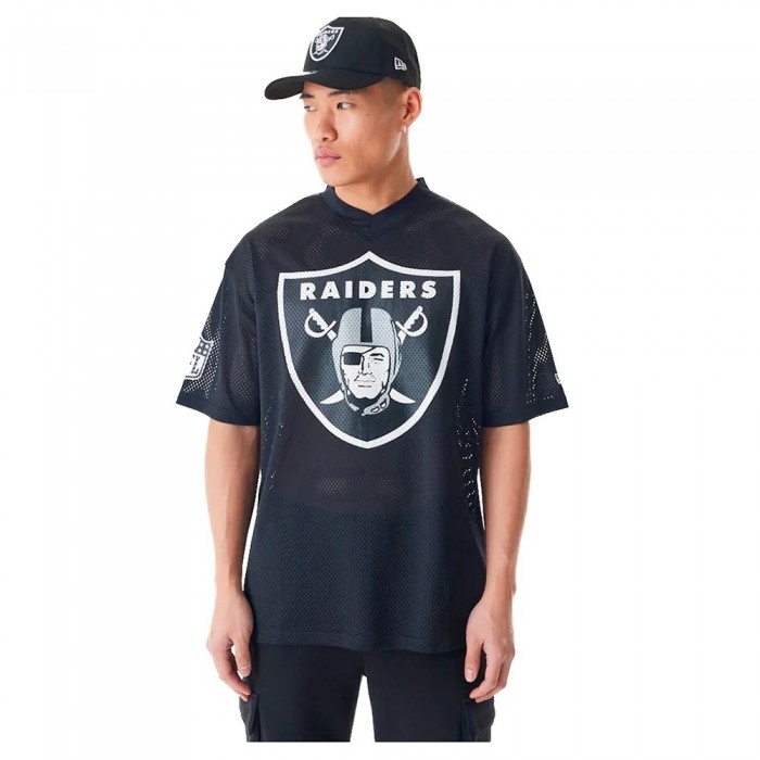 [해외]뉴에라 NFL Mesh Las Vegas Raiders 반팔 티셔츠 141414834 Black