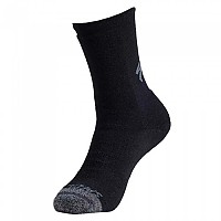 [해외]스페셜라이즈드 Merino Deep Winter Tall Sock Blk S 긴 양말 1140126315 Black