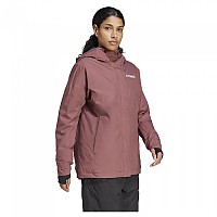 [해외]아디다스 테렉스 Multi 2L 레인.Rdy Insulated 자켓 4141082300 Quiet Crimson