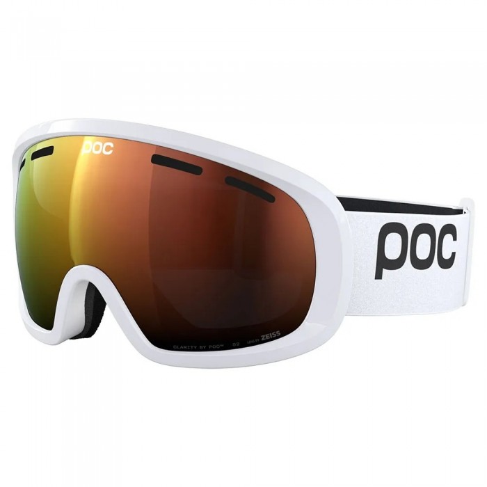 [해외]POC Fovea Mid WF 스키 고글 5141564189 Hydrogen White / Partly Sunny Orange