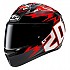 [해외]HJC C10 Diablo Mask 풀페이스 헬멧 9141541101 Black / Red / White