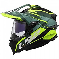 [해외]LS2 MX701 Explorer Spire 풀페이스 헬멧 9141454352 Green / Hi-Vis Yellow