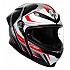 [해외]AGV K6 S 풀페이스 헬멧 9141295578 Karve Matt Black / White / Red