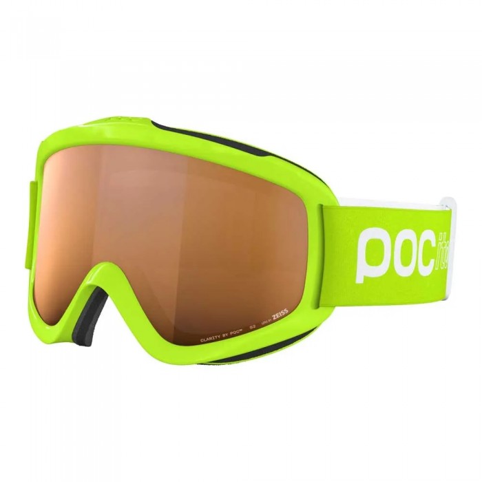 [해외]POC POCito Iris 스키 고글 5141356189 Fluorescent Yellow / Green / Partly Sunny Light Orange