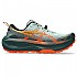 [해외]아식스 Trabuco Max 4 트레일 러닝화 4141608320 Cold Moss / Nova Orange