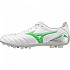 [해외]미즈노 Morelia Neo IV Pro AG 축구화 3141511000 White / Neon Green / Cool Gray 3C