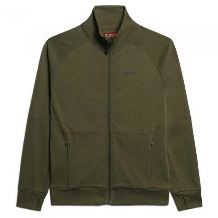 [해외]슈퍼드라이 Tech 풀지퍼 스웨트셔츠 141663631 Army Khaki Green