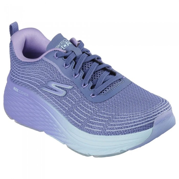 [해외]스케쳐스 Max Cushioning Elite 2.0 운동화 141550265 Blue Textile / Lavender Trim