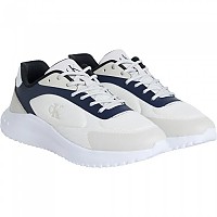 [해외]캘빈클라인 JEANS Eva Runner Low 운동화 141679821 Bright White / Calvin Navy / Silver B