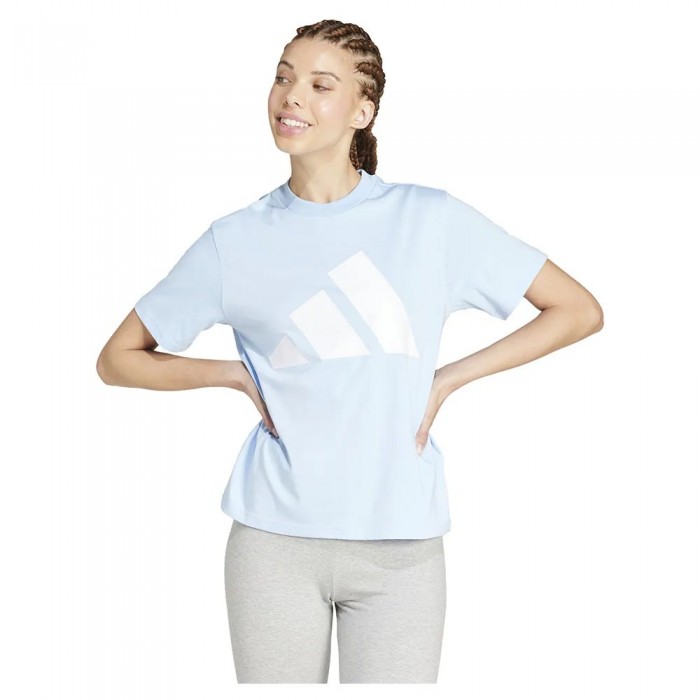 [해외]아디다스 Essentials Big Logo Cotton 반팔 티셔츠 141516035 Glow Blue / White