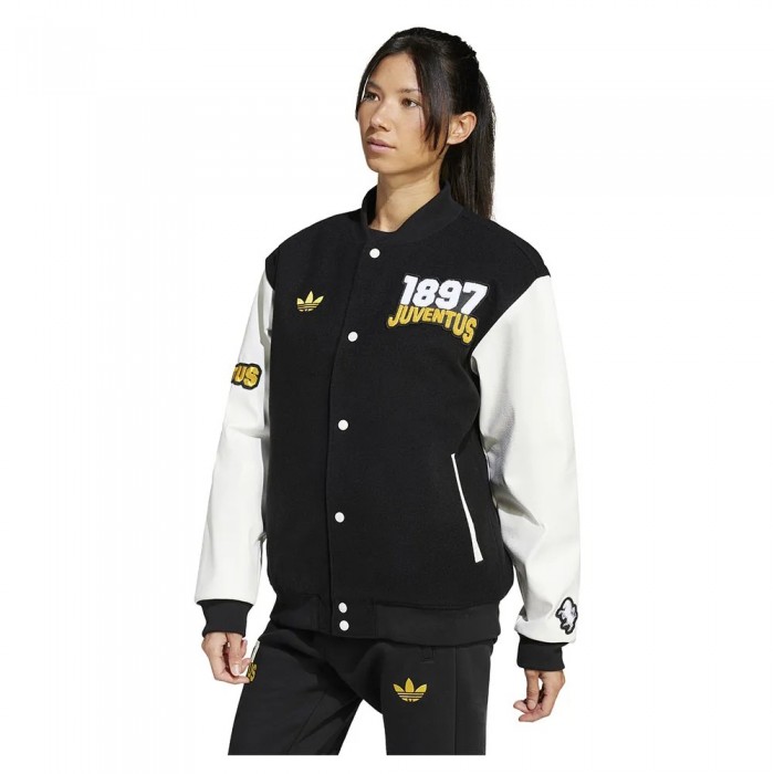 [해외]아디다스 Juventus VRCT 자켓 141541919 Black / White / Active Gold