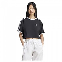 [해외]아디다스 ORIGINALS Adicolor 3 Stripes Loose Crop 반팔 티셔츠 141517100 Black