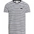 [해외]캘빈클라인 Stretch Slim Stripe 반팔 티셔츠 141679772 White / Black Stripes