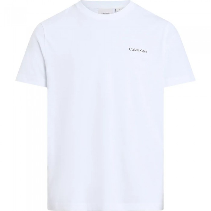 [해외]캘빈클라인 Linear Box Logo 반팔 티셔츠 141679680 Bright White