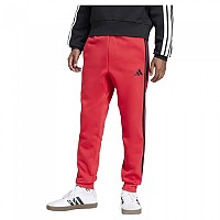 [해외]아디다스 Essentials 3 Stripes 플리스 조거팬츠 141566200 Pure Ruby / Black