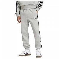 [해외]아디다스 Essentials 3 Stripes 플리스 조거팬츠 141566210 Medium Grey Heather / Black