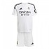 [해외]아디다스 Real Madrid 24/25 미니 Home 주니어 세트 3141585548 White / White