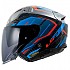 [해외]LS2 OF603 Infinity II Carbon Urus 오픈 페이스 헬멧 9141454366 Blue / Red