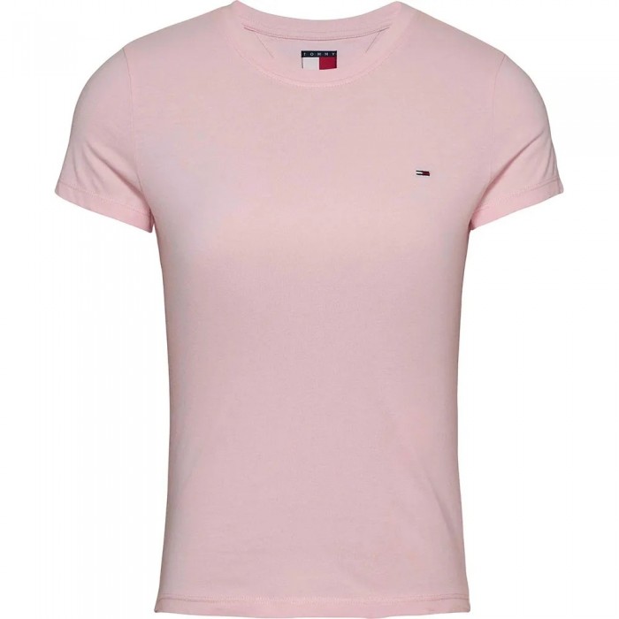 [해외]타미 진 DW0DW20459 Slim Fit 반팔 티셔츠 141679341 Precious Pink