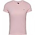 [해외]타미 진 DW0DW20459 Slim Fit 반팔 티셔츠 141679341 Precious Pink