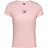 [해외]타미 진 Essential Logo 2 Slim Fit 반팔 티셔츠 141679379 Precious Pink