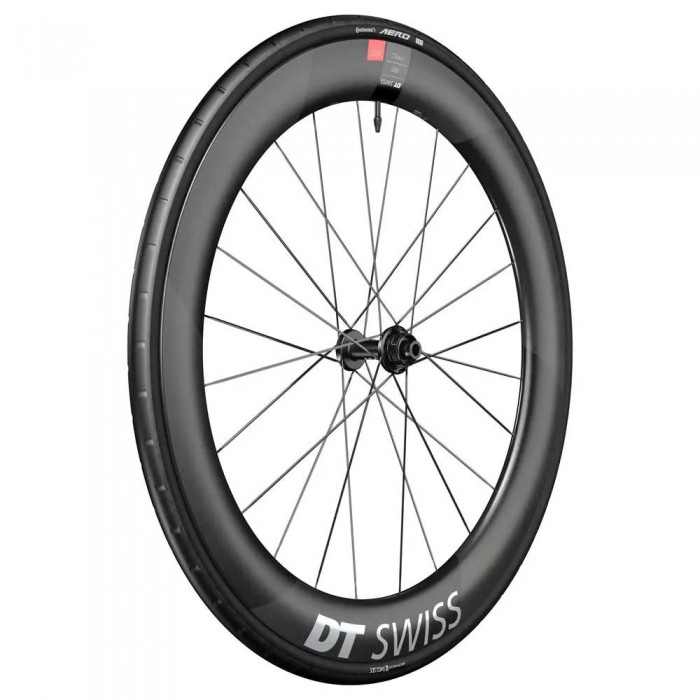 [해외]디티스위스 ARC 1100 DICUT 62 Disc CL Tubeless + Continental Aero 111 700 x 26 도로 자전거 앞바퀴 1141525536 Black