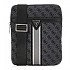 [해외]GUESS Milano Compact 크로스백 141626204 Coal / Black