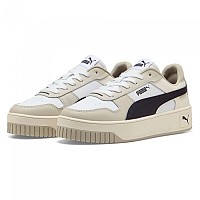 [해외]푸마 Carina Street 운동화 141721757 Puma White / Puma Black / Desert Dust