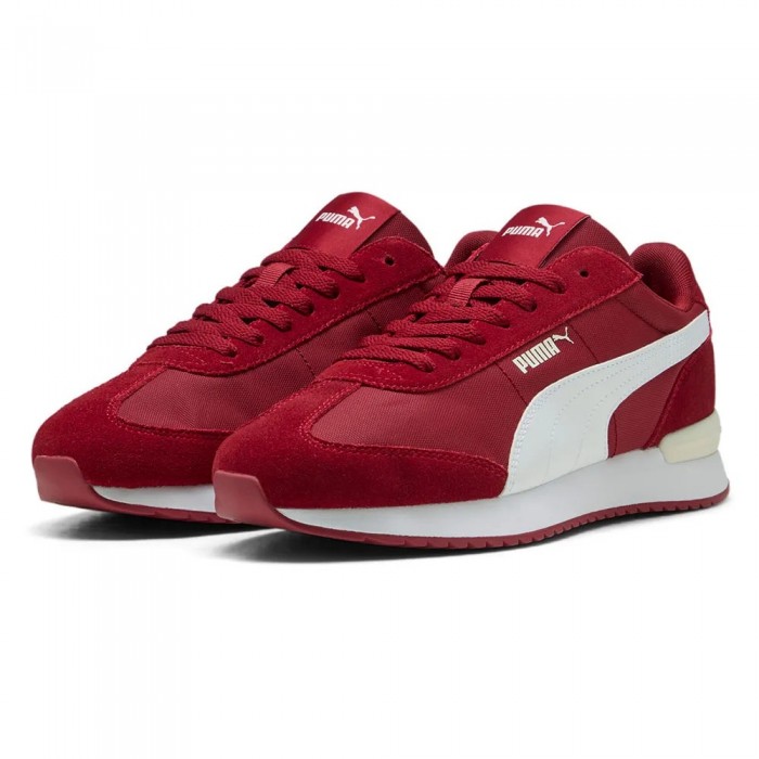 [해외]푸마 SELECT R78 Wind 운동화 141758501 Dark Crimson / Puma White / Warm White