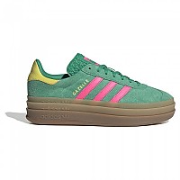 [해외]아디다스 ORIGINALS Gazelle Bold 운동화 141605695 Court Green / Lucid Pink / Pure Sulfur