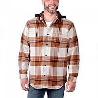 [해외]칼하트 Flannel Sherpa-Lined 자켓 140211863 Carhartt? Brown