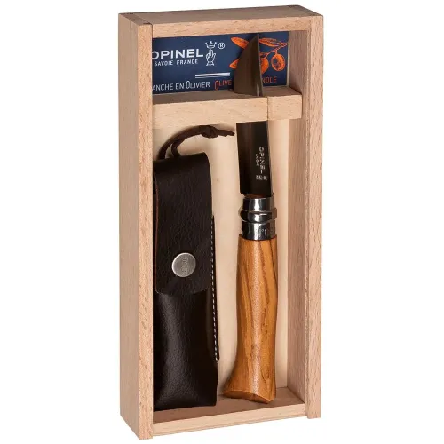 오피넬 Nº 08 Olive Wood 접이식 칼 2137863031
