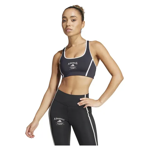 아디다스 Powerimpact Heritage 스포츠 브라 로우 임팩트 2141585537