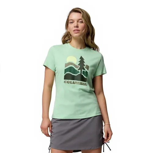 컬럼비아 Ruby Springs 그래픽 Fitted 반팔 티셔츠 2141634636