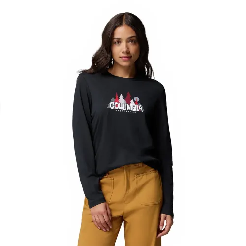 컬럼비아 Ruby Springs 그래픽 긴팔 티셔츠 2141634644