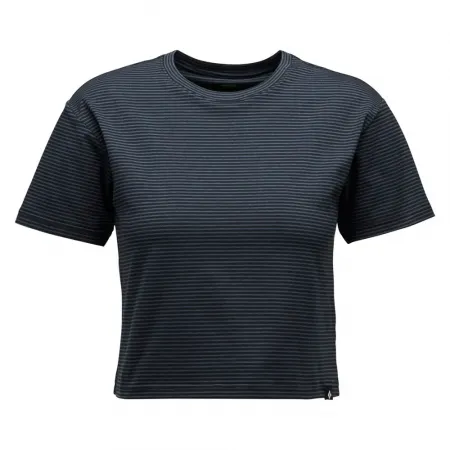 블랙 다이아몬드 Stripe Crop 반팔 티셔츠 2141787635