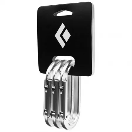 블랙 다이아몬드 Oval Keylock 카라비너 3 팩 2141908405