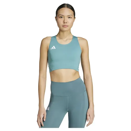 아디다스 아디제로 Essentials 런닝 Crop 스포츠 탑 2142155875