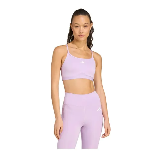 아디다스 Aeroreact Training 3 Stripes 스포츠 브라 로우 임팩트 2142170049