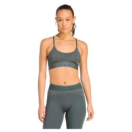 아디다스 Hyperglam Shine Bralette 스포츠 브라 로우 임팩트 2142170413